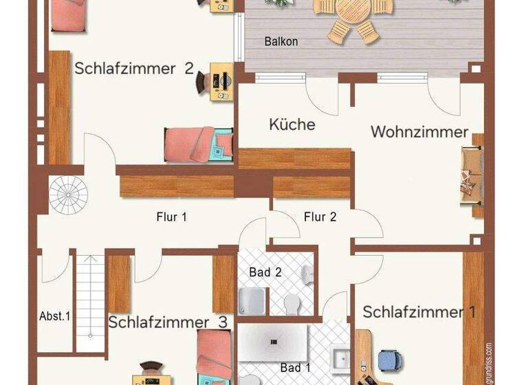Wohnung zur Miete 1.100 € 4 Zimmer 141 m² 2. Geschoss frei ab 01.04.2026 Brambauer Lünen 44536