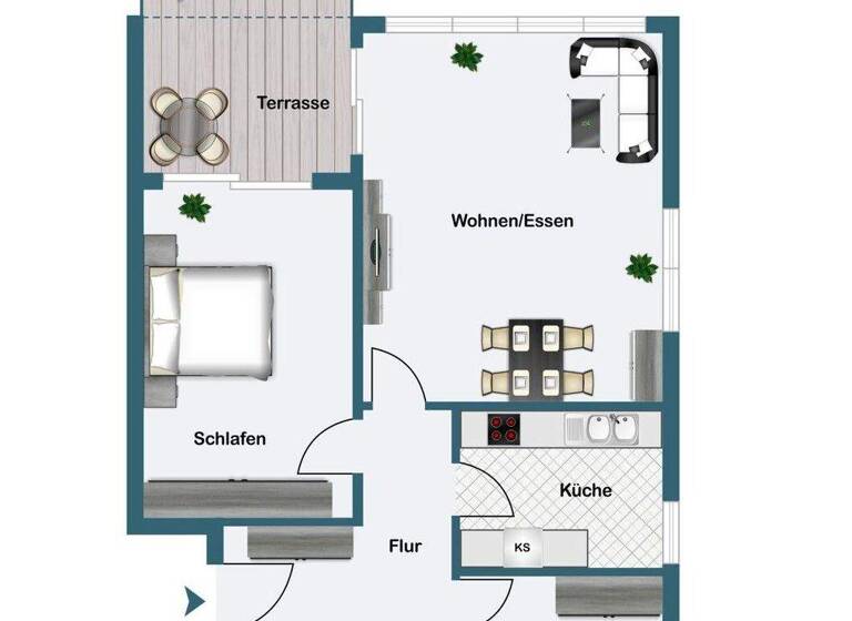 Wohnung zum Kauf 350.000 € 3 Zimmer 95,5 m² EG Eichenzell 36124