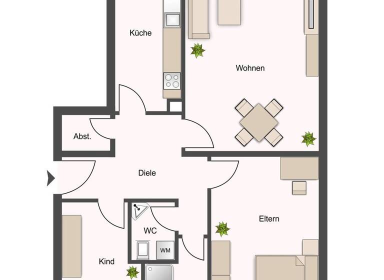 Wohnung zum Kauf 256.000 € 3 Zimmer 89,3 m²<br/>Wohnfläche Gunzenhausen Gunzenhausen 91710