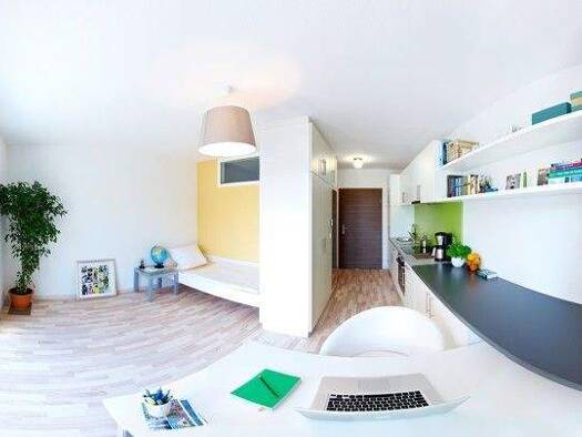 Studio zur Miete 583 € 1 Zimmer 26,1 m² 1. Geschoss frei ab 19.02.2026 Westbahnhofstraße 15 Süd Jena 07745