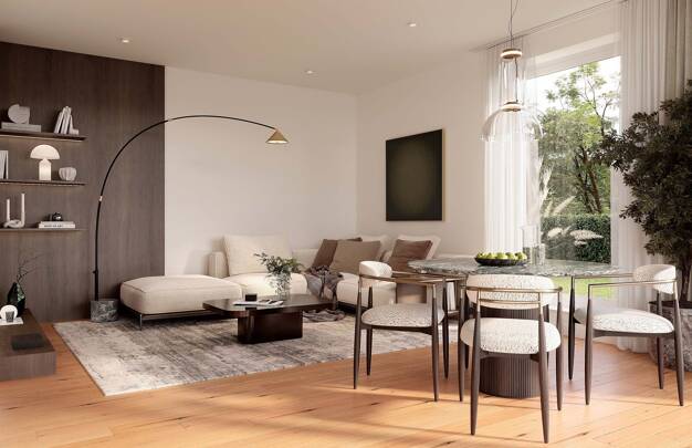 Terrassenwohnung zum Kauf - Neubau provisionsfrei 459.500 € 3,5 Zimmer 96,5 m² EG frei ab sofort Safranberg Ulm 89075