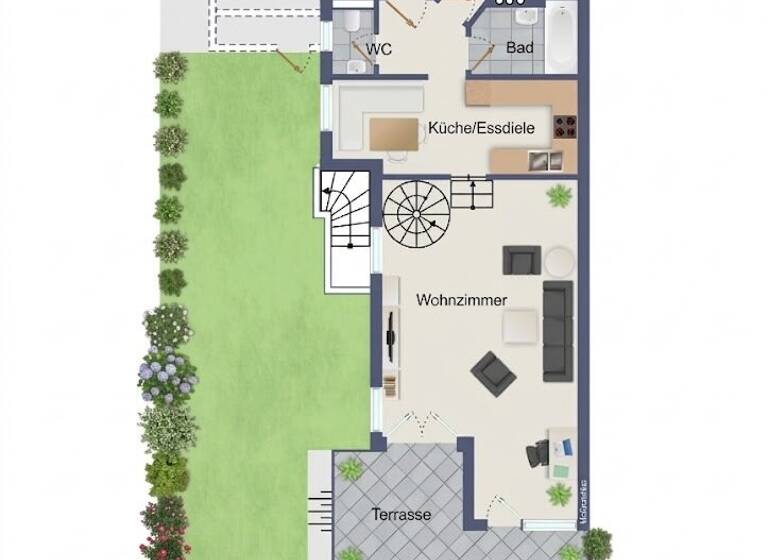 Wohnung zum Kauf 520.000 € 2 Zimmer 65 m² EG Aigen I Salzburg 5026
