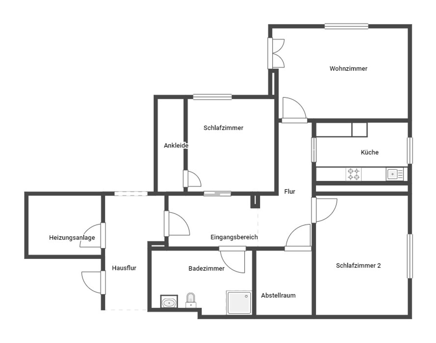 Immobilie zum Kauf als Kapitalanlage geeignet 179.000 € 3 Zimmer 6 m²<br/>Fläche Zentrum Schwedt/Oder 16303