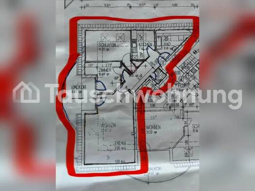 Wohnung zur Miete Tauschwohnung 800 € 3 Zimmer 94 m² 3. Geschoss Bornstedt Potsdam 14469