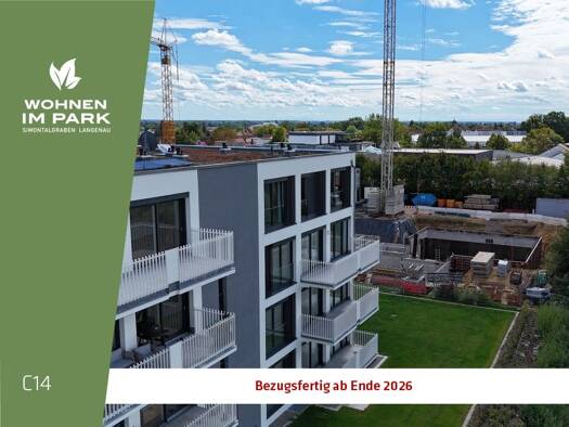 Wohnung zum Kauf - Erstbezug provisionsfrei 463.900 € 3 Zimmer 89,1 m² 2. Geschoss Am Simontalgraben 23 Langenau Langenau 89129