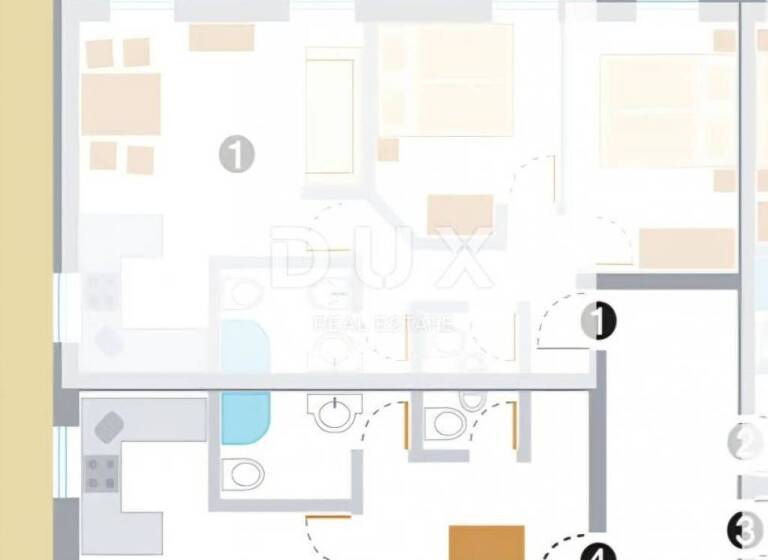 Wohnung zum Kauf 400.000 € 3 Zimmer 40 m² 1. Geschoss Rovinj