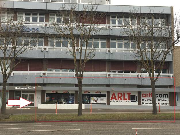 Verkaufsfläche zur Miete Karlsruher Straße 20 Wilferdinger Höhe Pforzheim 75179
