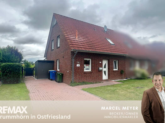 Doppelhaushälfte zur Miete 850 € 4 Zimmer 85 m² 333 m² Grundstück Am Sieltief 15a Eilsum Krummhörn 26736