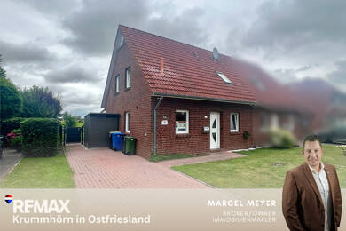 Doppelhaushälfte zur Miete 850 € 4 Zimmer 85 m² 333 m² Grundstück Am Sieltief 15a Eilsum Krummhörn 26736