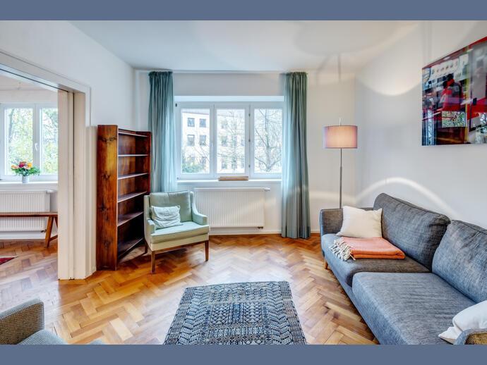 Wohnung zur Miete Wohnen auf Zeit 2.900 € 3,5 Zimmer 92 m²<br/>Wohnfläche Altbogenhausen München 81679