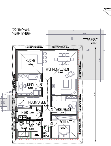 Bungalow zum Kauf provisionsfrei 498.000 € 4 Zimmer 122 m²<br/>Wohnfläche 842 m²<br/>Grundstück Im Fuchstal Irxleben Hohe Börde 39167