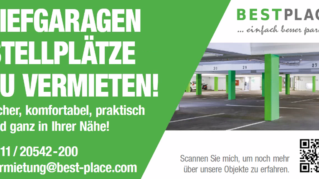 Tiefgarage zur Miete provisionsfrei 64,98 € Himmelgeisterstr. 81 Bilk Düsseldorf 40225