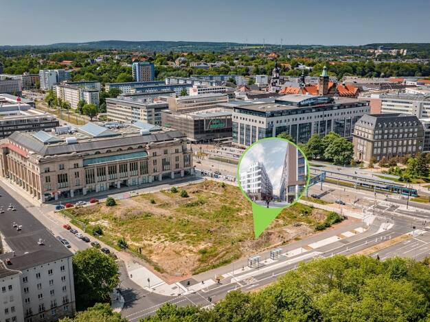 Wohnung zum Kauf - Erstbezug provisionsfrei als Kapitalanlage geeignet 157.000 € 1 Zimmer 32 m² Zschopauer Straße 2 Zentrum Chemnitz 09111