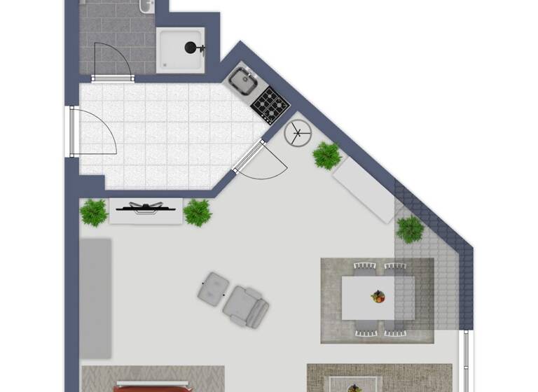 Wohnung zur Miete 309 € 1 Zimmer 27,4 m²<br/>Wohnfläche 3.<br/>Geschoss Haarener Gracht 7 Haaren Aachen 52080