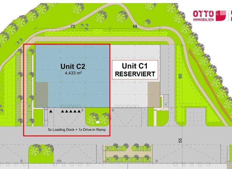 Produktionshalle zur Miete - Erstbezug 4.433 m² Lagerfläche Ohlsdorf 4694