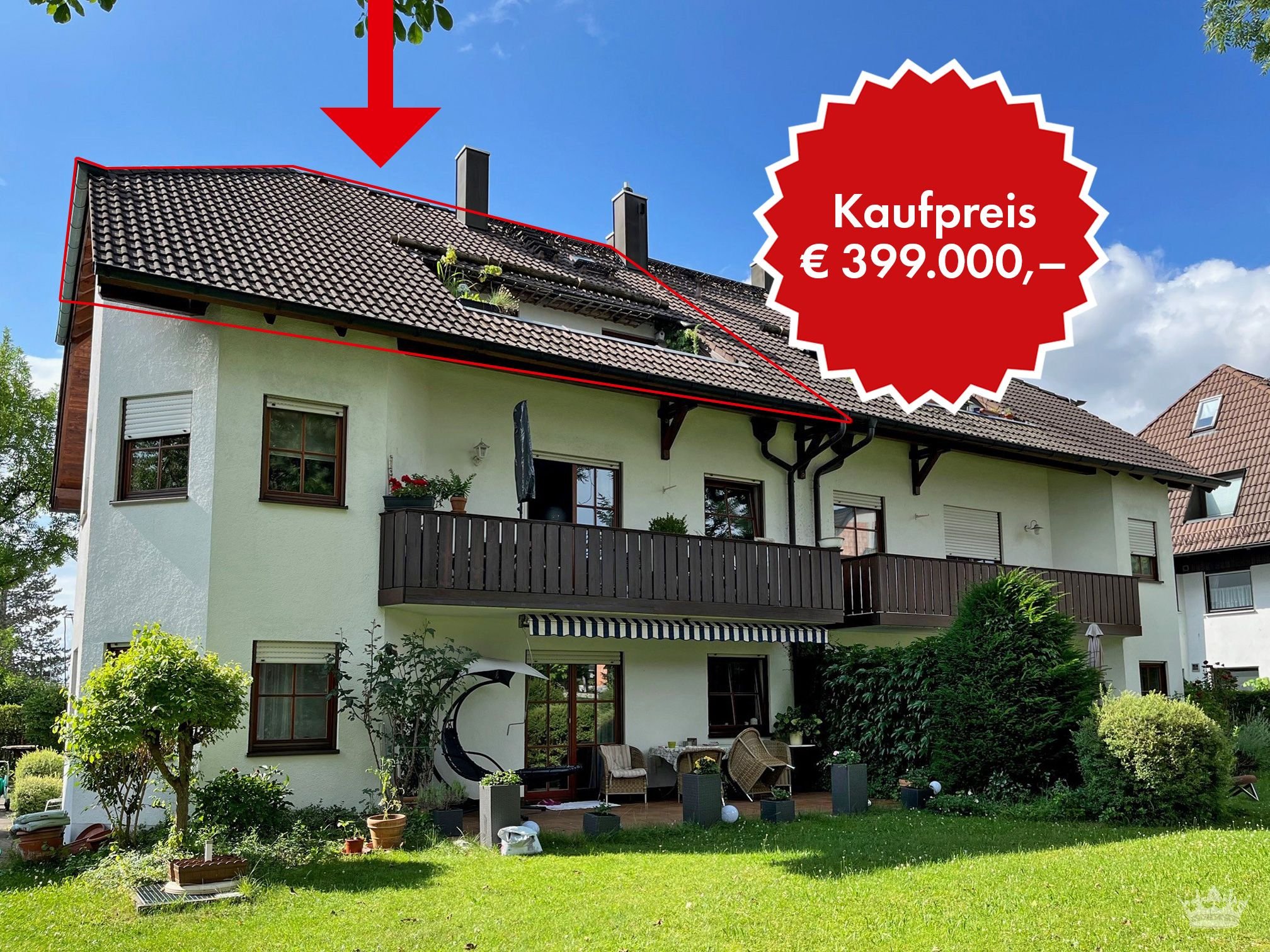 Terrassenwohnung zum Kauf als Kapitalanlage geeignet 399.000 € 2,5 Zimmer 63,6 m²<br/>Wohnfläche Waldtrudering München 81827