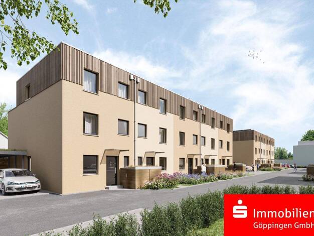 Reihenendhaus zum Kauf - Erstbezug provisionsfrei 551.000 € 4,5 Zimmer 130,9 m² 209 m² Grundstück Donzdorf 73072