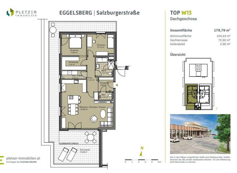 Wohnung zum Kauf - Erstbezug provisionsfrei 3 Zimmer 104,2 m² Eggelsberg 5142