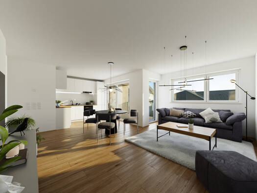 Wohnung zum Kauf - Erstbezug 371.024 € 3 Zimmer 88,5 m² 1. Geschoss Reisachangerstraße Schwarzach Schwarzach 94374