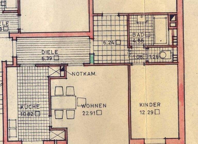Wohnung zur Miete 880 € 3 Zimmer 89 m² 2. Geschoss frei ab 01.05.2026 Von-Diergardt-Straße 46 Schlebusch Leverkusen 51375