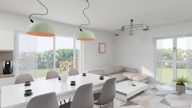 Wohnung zum Kauf - Neubau provisionsfrei 487.000 € 4,5 Zimmer 101,6 m² 1. Geschoss Gäustraße 24 Ergenzingen Rottenburg 72108