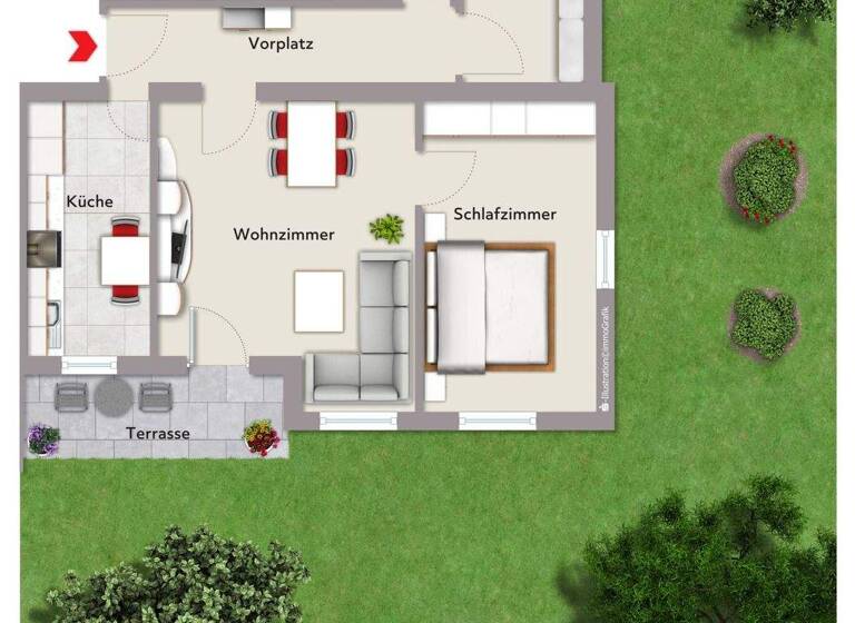 Wohnung zum Kauf 228.000 € 2 Zimmer 58,8 m² Deufringen Aidlingen 71134