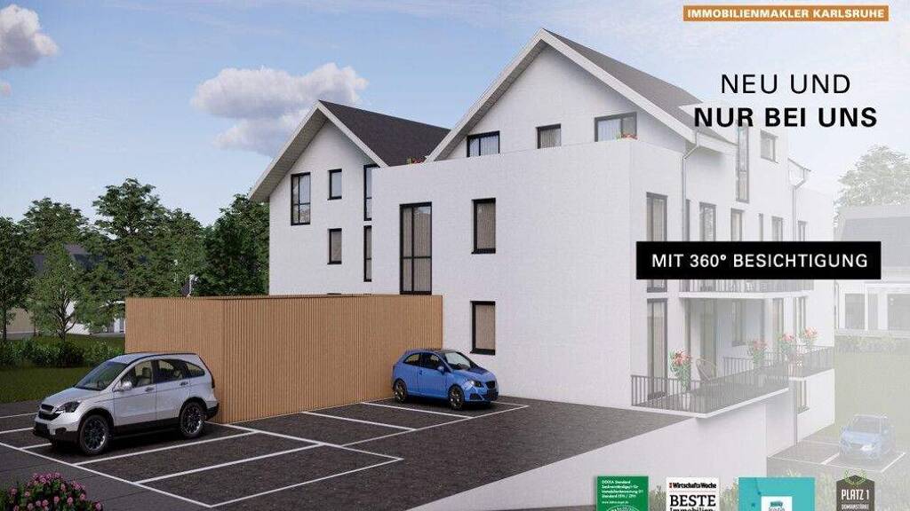 Wohnung zum Kauf provisionsfrei 414.480 € 2 Zimmer 75,4 m² Spielberg Karlsbad 76307