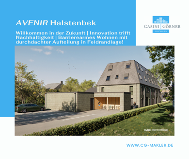 Immobilie zum Kauf - Neubau provisionsfrei als Kapitalanlage geeignet 328.000 € 2 Zimmer 54 m² Halstenbek 25469