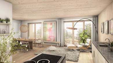 Wohnung zum Kauf - Neubau provisionsfrei 449.000 € 2 Zimmer 64,5 m² 2. Geschoss frei ab 01.12.2025 Fidel-Kreuzer-Straße 1a Bad Wörishofen Bad Wörishofen 86825