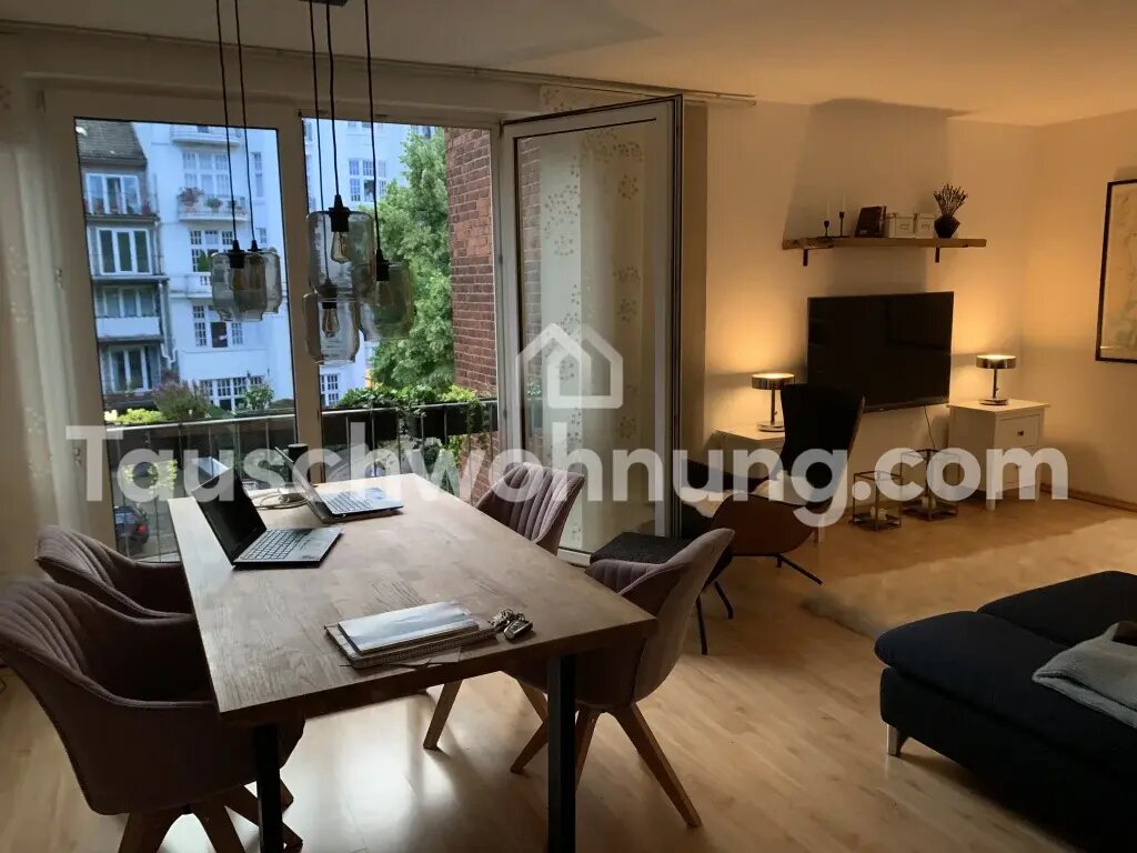 Wohnung zur Miete Tauschwohnung 800 € 3 Zimmer 77 m²<br/>Wohnfläche 2.<br/>Geschoss Uhlenhorst Hamburg 22085