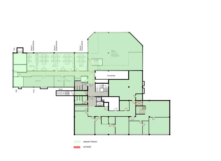 Bürofläche zur Miete provisionsfrei 12 € 372 m² Bürofläche Unterfeldhaus Erkrath 40699