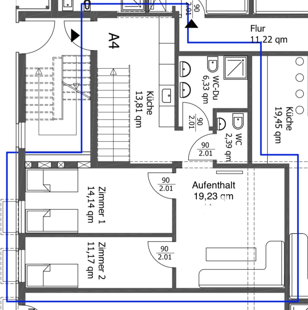 Wohnung zur Miete Wohnen auf Zeit 2.500 € 5 Zimmer 67 m²<br/>Wohnfläche ab sofort<br/>Verfügbarkeit Dorfaue Großbeeren Großbeeren 14979