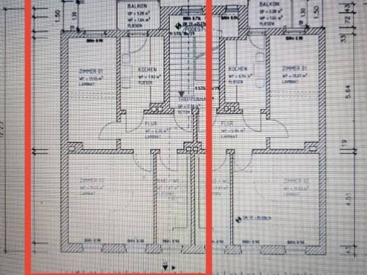 Wohnung zur Miete 565 € 2 Zimmer 56 m² Geschoss 4/5 frei ab 01.10.2026 Mehringstr. 26 Johannesvorstadt Erfurt 99086