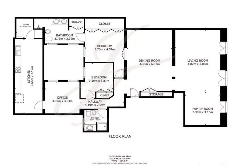 Studio zum Kauf provisionsfrei 2.190.000 € 166 m² 2. Geschoss Madrid 28004