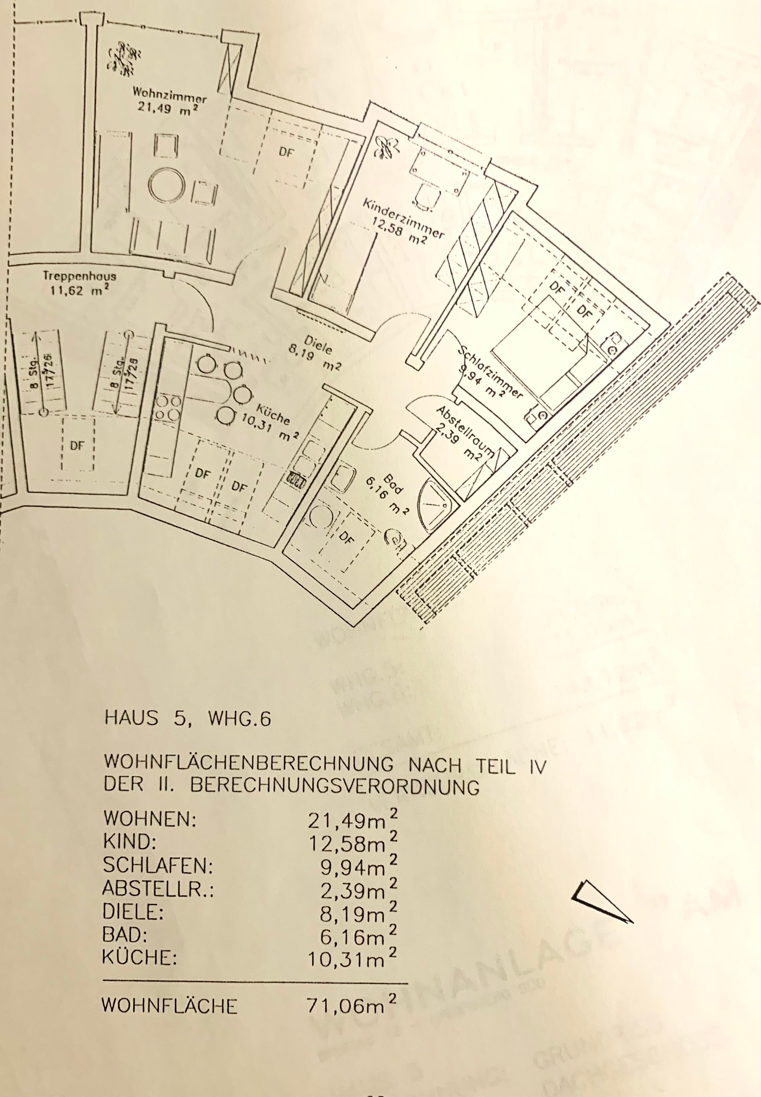 Wohnung zum Kauf provisionsfrei 179.000 € 3 Zimmer 71,1 m²<br/>Wohnfläche 3.<br/>Geschoss 01.10.2025<br/>Verfügbarkeit Robienienstraße Stadtgebiet Süd Neubrandenburg 17033