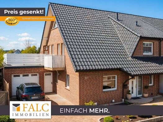 Doppelhaushälfte zum Kauf provisionsfrei 432.000 € 4 Zimmer 147 m² 380 m² Grundstück Borgholzhausen 33829