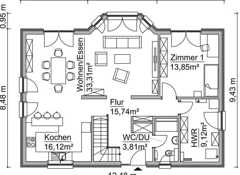 Einfamilienhaus zum Kauf 397.300 € 5 Zimmer 176 m² 2.600 m² Grundstück Lampertswalde Cavertitz / Lampertswalde 04758