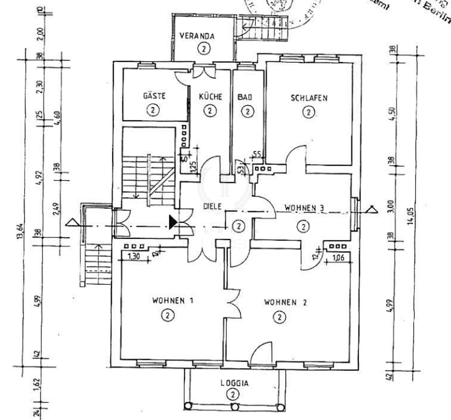 Wohnung zum Kauf 799.000 € 5 Zimmer 121,2 m²<br/>Wohnfläche Hermsdorf Berlin 13467