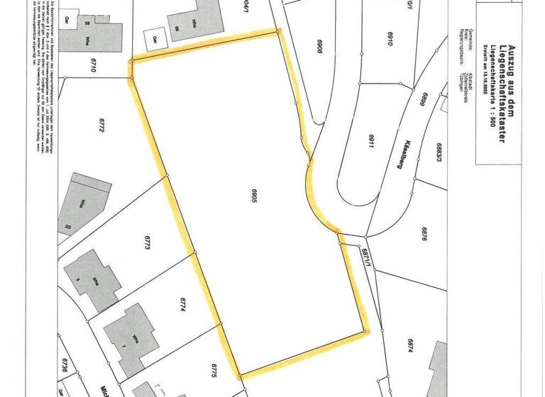 Grundstück zum Kauf 335.000 € 3.615 m² Grundstück Tailfingen Albstadt 72461