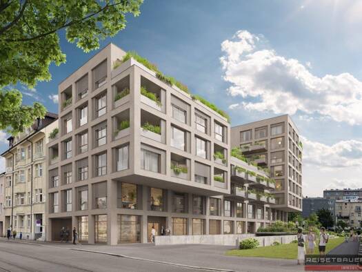 Wohnung zum Kauf - Erstbezug 344.706 € 2 Zimmer 47,4 m² 3. Geschoss Kaarstraße 11 und 13 Urfahr Linz 4040