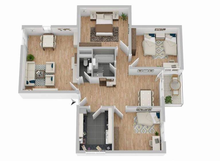 Wohnung zum Kauf 295.000 € 4,5 Zimmer 98 m² Schwann Straubenhardt 75334