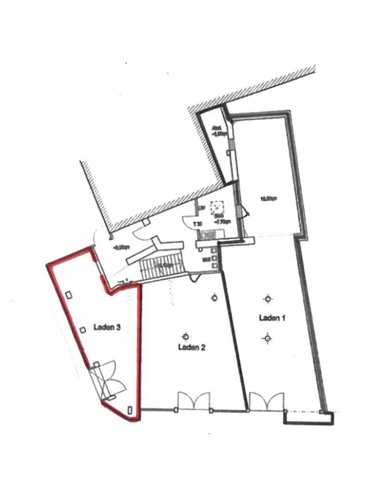 Laden zur Miete 2.000 € 1 Zimmer 33 m²<br/>Verkaufsfläche Zentrum Oldenburg 26122