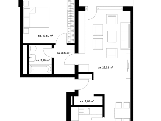 Wohnung zum Kauf provisionsfrei 180.000 € 2 Zimmer 61,1 m² 2. Geschoss frei ab sofort Sielhöfe 1 Winsen Winsen (Luhe) 21423