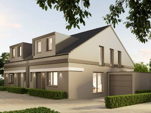 Doppelhaushälfte zum Kauf - Erstbezug provisionsfrei 769.000 € 4 Zimmer 137,8 m² 400 m² Grundstück Inrather Straße 697 Inrath/Kliedbruch Inrath / Kliedbruch 47803