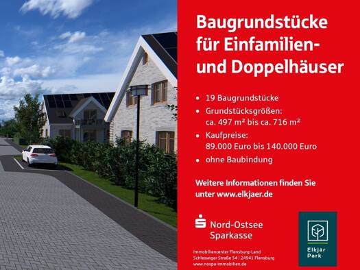Grundstück zum Kauf provisionsfrei 139.000 € 605 m² Grundstück Satrup Mittelangeln 24986