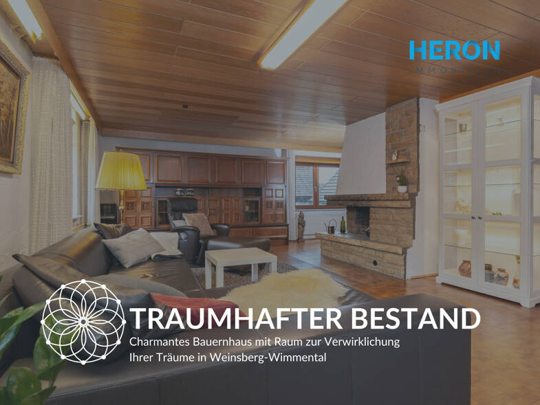 Bauernhaus zum Kauf 590.000 € 7 Zimmer 322 m² 1.262 m² Grundstück Wimmental Weinsberg / Wimmental 74189