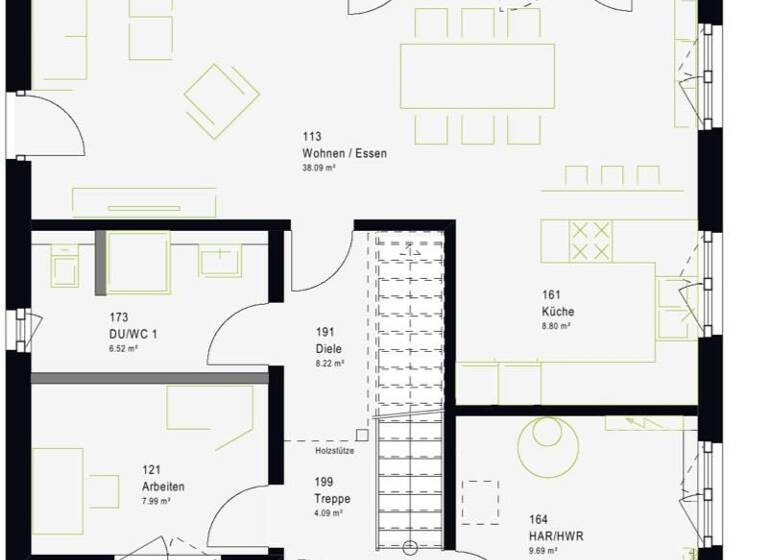 Einfamilienhaus zum Kauf 327.795 € 5 Zimmer 160 m² 400 m² Grundstück Rauental Rastatt 76437