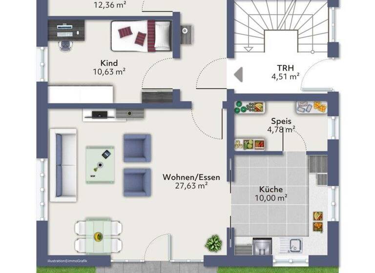 Wohnung zum Kauf - Erstbezug 659.000 € 3 Zimmer 98,6 m² EG Raisting 82399