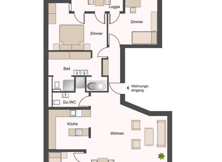 Wohnung zum Kauf 870.000 € 4 Zimmer 130 m² Mitte Stuttgart 70180