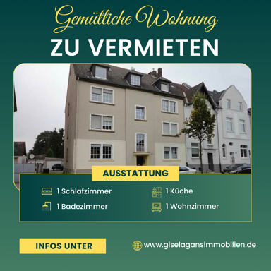 Wohnung zur Miete 310 € 2 Zimmer 48 m² 3. Geschoss frei ab sofort Feldstraße  46 Süd Recklinghausen 45661